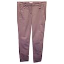 Brunello Cucinelli Pants in Purple Cotton
