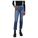 Blue straight-leg jeans - size W26 - Frame Denim