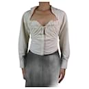Cream corset blouse - size S - Jacquemus