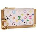 Bolsa LOUIS VUITTON Monograma Multicolor Pochette Cles Branca M92655 auth 49631NO - Louis Vuitton