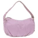 PRADA Shoulder Bag Nylon Pink Auth bs7263 - Prada
