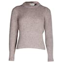 Sandro Knit Sweater in Pink Wool