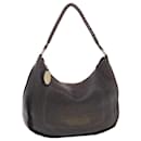 FENDI Celeria Bolsa de Ombro Couro 2caminho marrom escuro 8BR582 auth 50271 - Fendi