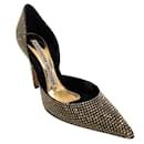 Alexandre Vauthier Gold Crystal Alex Pumps