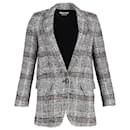 Isabel Marant Etoile Ice Checked Single-Breasted Blazer in Multicolor Acrylic and Virgin Wool