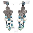 Dyrberg/Kern turquoise stone earrings - Autre Marque