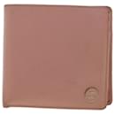 CHANEL Carteira Bifold Couro Rosa CC Auth ep1257 - Chanel