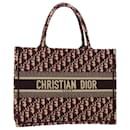 Christian Dior Trotter Canvas Oblique Tote Bag Bordeaux M1296 ZRIW Auth 49935a