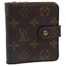 LOUIS VUITTON Monogram Compact zip Wallet M61667 LV Auth 50448 - Louis Vuitton