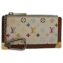 Bolsa LOUIS VUITTON Monograma Multicolor Pochette Cles Branca M92655 auth 49876 - Louis Vuitton