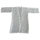 A alcofa Kimono ou Jaqueta 3/4 T de linho branco.38 Plataforma - Autre Marque