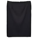 Theory Pencil Skirt in Black Polyester 