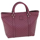 GUCCI Micro GG Canvas Hand Bag Pink 297557 Auth yk8174 - Gucci