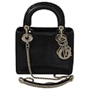 Black Python Mini Chain Lady Dior Bag - Christian Dior