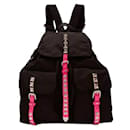 Black New Vela Studded Backpack - Prada