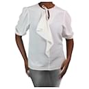Cream puff-sleeved blouse - size IT 44 - Etro
