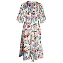 Emilia Wickstead Robe caftan à imprimé floral Zarina en coton multicolore - Autre Marque