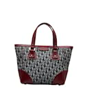 Oblique Canvas & Leather Handbag - Dior