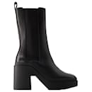 Nolan1Bottines - Clergerie - Cuir - Noir - Robert Clergerie