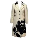 #moschino #floral #purewool #coat #parkas - Moschino