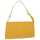 LOUIS VUITTON Epi Pochette Accessoires Pouch Yellow M52989 LV Auth 50469 - Louis Vuitton