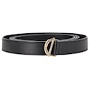 Chloé Buckle Belt in Black Leather