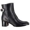 Givenchy Studded Ankle Boots in Black Leather