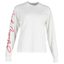 RÉ/Moletom Done x Cindy Crawford Crewneck em algodão creme - Re/Done