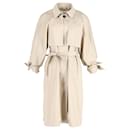 Chloe Belted Trench Coat in Beige Cotton - Chloé