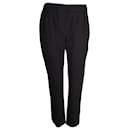 Brunello Cucinelli Cropped Pants in Black Cotton