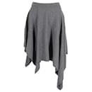 Michael Kors Asymmetric Hem Skirt in Grey Cashmere