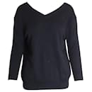 Isabel Marant V-neck Sweater in Black Cotton