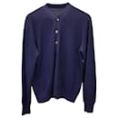 Missoni Long Sleeve Sweater in Navy Blue Cashmere