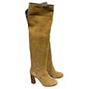 CHANEL  Boots T.eu 38.5 Suede - Chanel