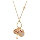 NEW LOUIS VUITTON LADY LUCKY CHARMS NECKLACE M64712 2017 GOLD METAL NECKLACE - Louis Vuitton