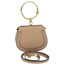 Chloe Small Bracelet Bag Hand Bag Leather 2way Beige Auth 51030 - Chloé
