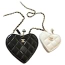 Chanel heart mini bags