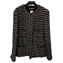 Jaqueta clássica de tweed sem gola - Chanel