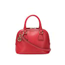 Gucci GG Charm Leather Handbag Leather Handbag in Good condition