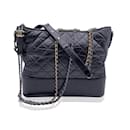 Black Quilted Leather Gabrielle Large Hobo Shoulder Bag - Chanel