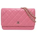Chanel Pink CC Wallet On Chain