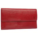 LOUIS VUITTON Epi Porte Tresor International Long Wallet Red M63387 auth 51306 - Louis Vuitton