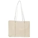 PRADA Tote Bag Patent leather White Auth 51330 - Prada