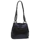 BALLY Shoulder Bag Leather Black Auth bs7621 - Bally