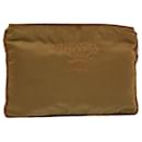 PRADA Pouch Nylon Khaki Auth bs7577 - Prada