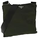 PRADA Shoulder Bag Nylon Khaki Auth ac2118 - Prada