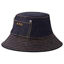 Thais Bucket Hat - A.P.C. - Cotton - Blue - Apc