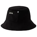 Cappello da pescatore Thais - A.P.C. - Cotone - Nero - Apc