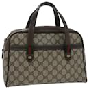GUCCI GG Canvas Web Sherry Line Hand Bag Beige Red Green 39.02.053 Auth th3932 - Gucci