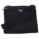 PRADA Shoulder Bag Nylon Black Auth yk8182 - Prada
